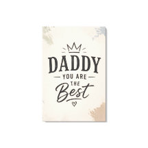Bester Daddy Ever Minimalist Vater Design