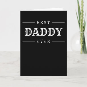 Bester Daddy ever Vater cooles Geschenk für Väter Karte
