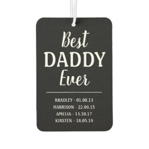 Bester Daddy je Foto Collage Autolufterfrischer