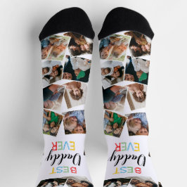 Bester Daddy je Fun Foto Collage Socken