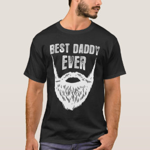 Bester Daddy je stolz Beard Mustache Vater Geburt T-Shirt
