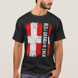 Bester dänischer Opa je Dänemark Flaggentag Vatert T-Shirt