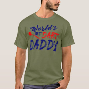 Bester Dart Daddy Sportler der Welt T-Shirt