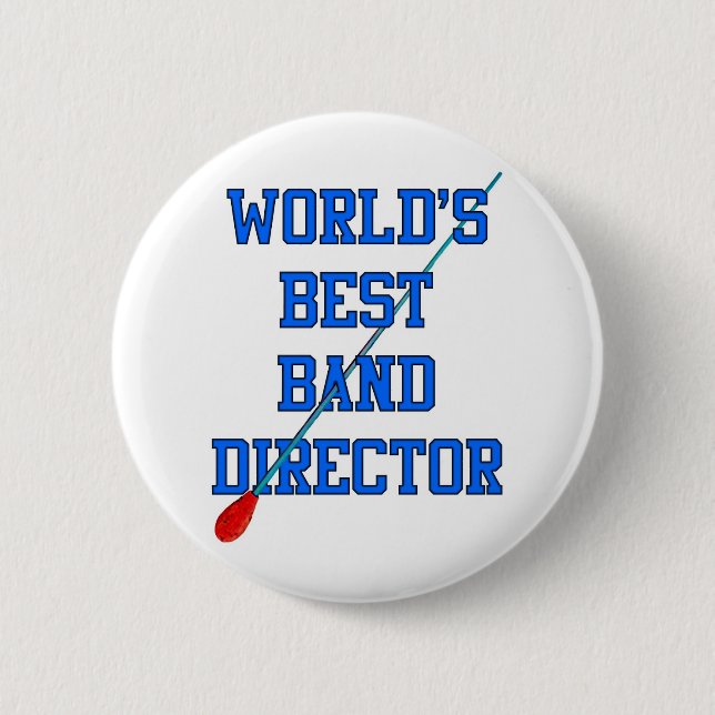 Bester das Band-Direktor der Welt Button (Vorderseite)