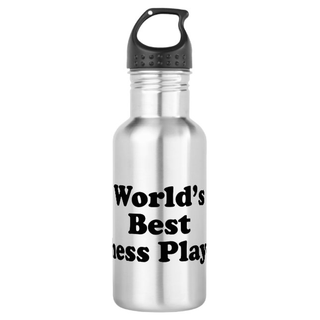 Bester das Schach-Spieler der Welt Trinkflasche (Vorderseite)
