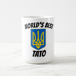 Bester das Tato der Welt Vater Tryzub verwandelnde Verwandlungstasse