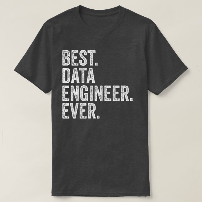 Bester Data Engineer T-Shirt (Design vorne)
