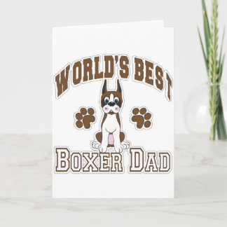 Bester der Boxer-Vater der Welt Karte