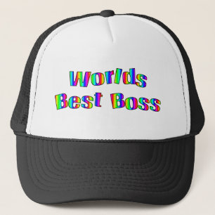 Bester der Chef-Hut der Welt Truckerkappe