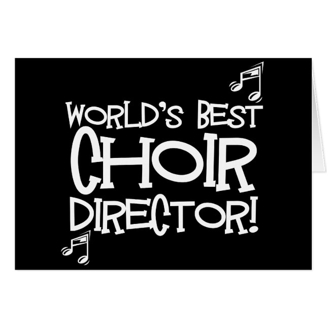 Bester der Chor-Direktor der Welt (Vorderseite (Horizontal))