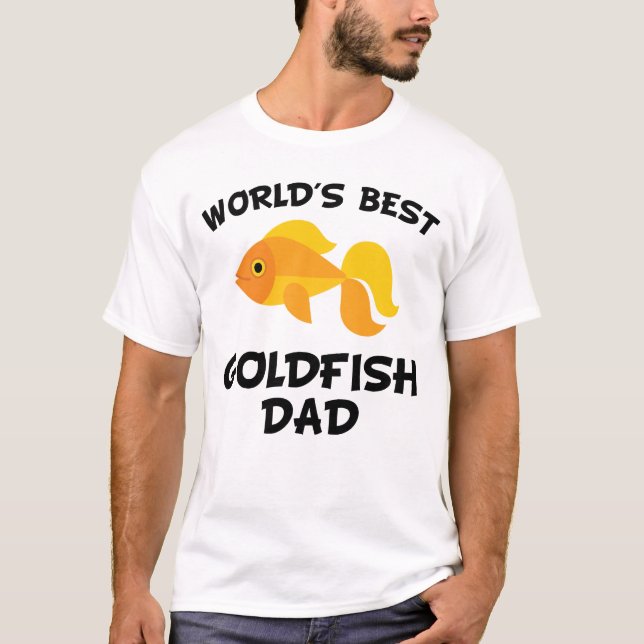 Bester der Goldfish-Vater der Welt T-Shirt (Vorderseite)