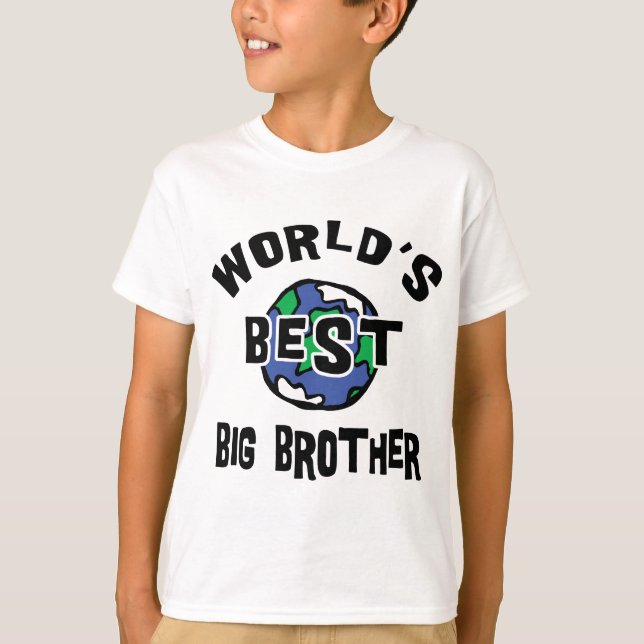 Bester der große Bruder-T - Shirt der Welt (Vorderseite)