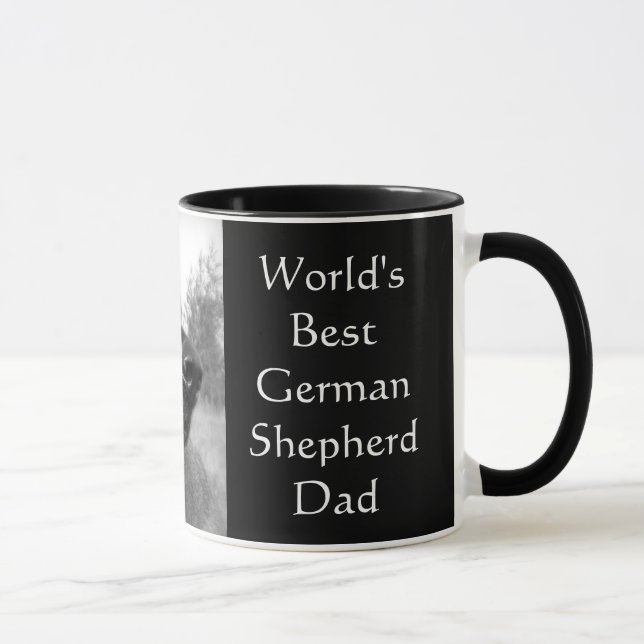 Bester der Schäferhund-Vater der Welt Tasse (Rechts)