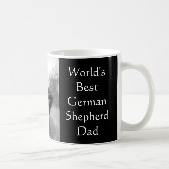 Bester der Schäferhund-Vater der Welt Tasse (Rechts)