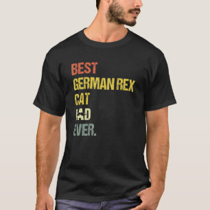 Bester deutscher Rex-Katzen-Vater für Männer   Kat T-Shirt