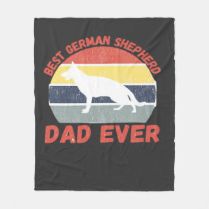 Bester deutscher Schäferhund-Vater aller Zeiten Zi Fleecedecke
