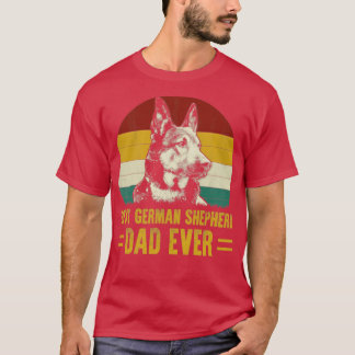 Bester deutscher Schäferhund Vater Ever Funny Vath T-Shirt