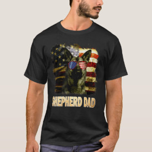 Bester deutscher Schäferhund-Vater je amerikanisch T-Shirt