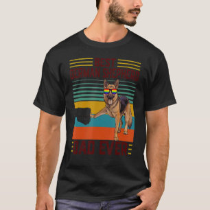 Bester deutscher Schäferhund-Vater je Vintager LGB T-Shirt