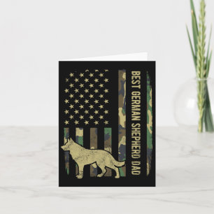 Bester Deutscher Schäferhund-Vater-Tarnung Amerika Karte
