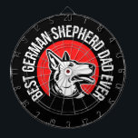 Bester deutscher Shepherd-Vater je Dartscheibe<br><div class="desc">Geschenkidee für Männer - Bester deutscher Schäferhund-Vater je. Phantastische Geschenke von Kindern,  Jugendlichen,  Tochter,  Sohn,  Mutter für Papa,  Papa,  Vater,  Ehemann,  Freund,  Freund,  Kumpel,  Eltern,  Großvater,  Großvater,  Großvater,  Haustierhundebesitzer am Vatertag / Weihnachten</div>