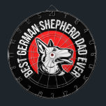 Bester deutscher Shepherd-Vater je Dartscheibe<br><div class="desc">Geschenkidee für Männer - Bester deutscher Schäferhund-Vater je. Phantastische Geschenke von Kindern,  Jugendlichen,  Tochter,  Sohn,  Mutter für Papa,  Papa,  Vater,  Ehemann,  Freund,  Freund,  Kumpel,  Eltern,  Großvater,  Großvater,  Großvater,  Haustierhundebesitzer am Vatertag / Weihnachten</div>