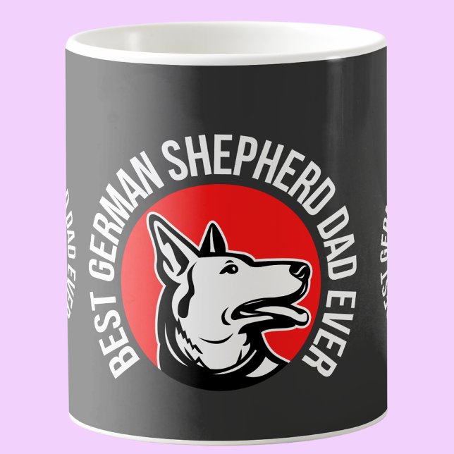 Bester deutscher Shepherd-Vater je Kaffeetasse (Von Creator hochgeladen)