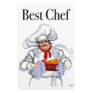 Bester dicker französischer Chef-Magnet von Künstl Magnet