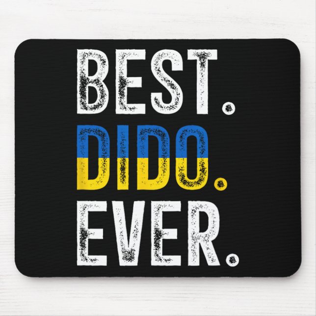 Bester Dido Aller Zeiten Ukrainischer Großvater Op Mousepad (Vorne)