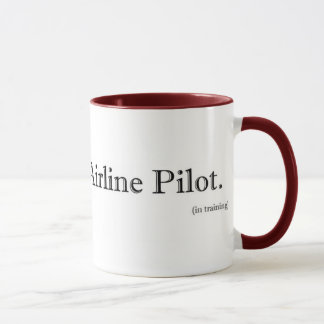 Bester die Fluglinien-Pilot der Welt. (im Tasse