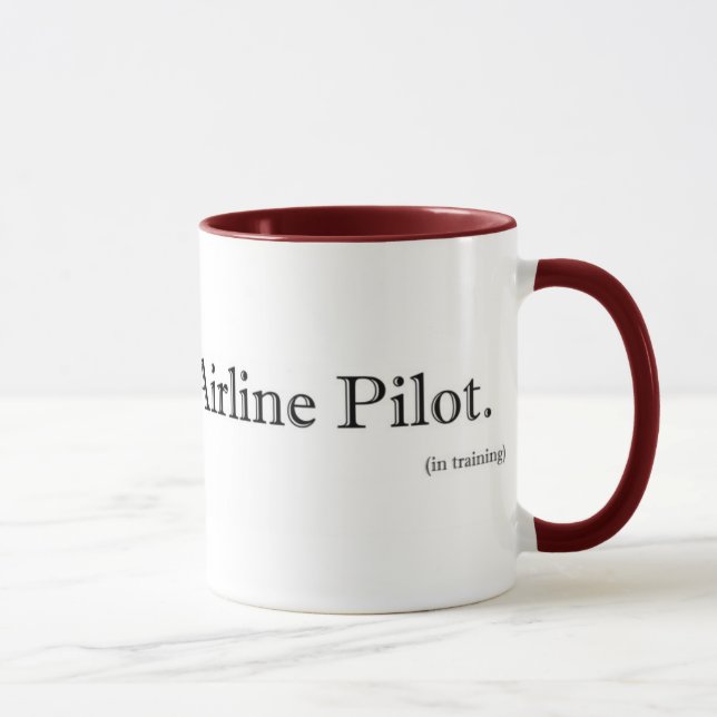 Bester die Fluglinien-Pilot der Welt. (im Tasse (Rechts)