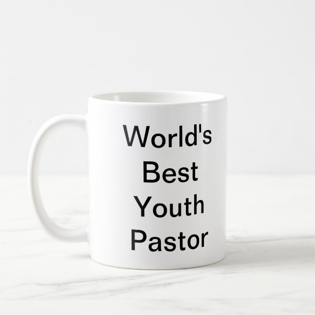 Bester die Jugend-Pastor der Welt Tasse (Links)