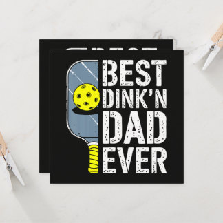 Bester Dink'N Dad Ever Pickleball Einladung