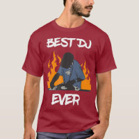 Bester DJ je Hip Hop Turntable und Flammen Cool