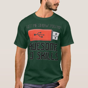 Bester DJ sagt Awesome Disc Jockey USB-Stick T-Shirt
