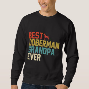 Bester Doberman Opa je Retro Sweatshirt