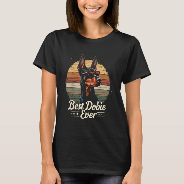 Bester Dobermann Aller Zeiten Dobermann T-Shirt (Vorderseite)