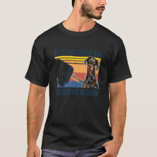 Bester Dobermann-Vater Aller Zeiten Mann Hund Va T-Shirt