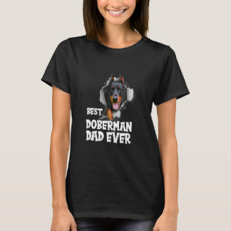 Bester Dobermann-Vater Aller Zeiten Vintage Vater T-Shirt
