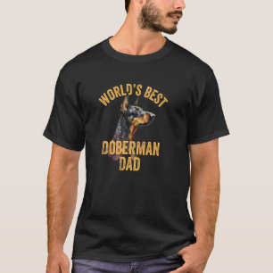 Bester Dobermann-Vater der Welt Cool Dobermann Pin T-Shirt