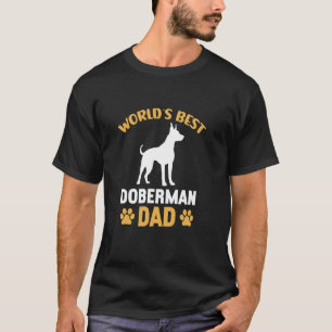 Bester Dobermann-Vater der Welt Lustiger Dobermann T-Shirt