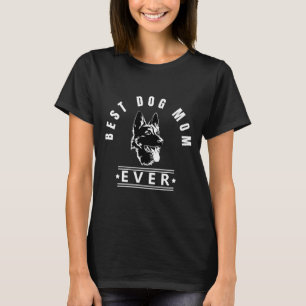 Bester Dog Mum je deutscher Schäferhund T-Shirt