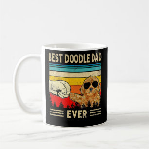 Bester Doodle-Vater Aller Zeiten Goldendoodle Hund Kaffeetasse