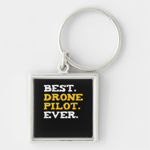 Bester Drohnenpilot je lustiger Kommerzieller Quad Schlüsselanhänger