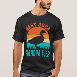 Bester Duck GRANDPA je Vintag T-Shirt
