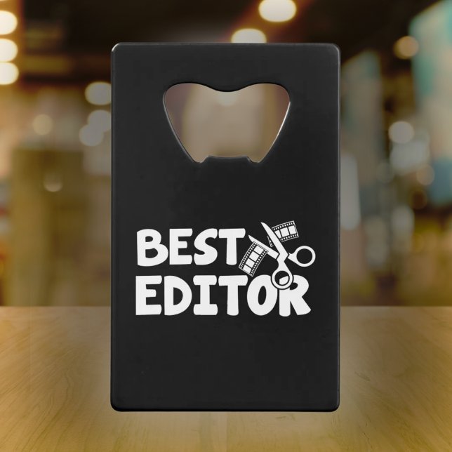 Bester Editor - Crew-Geschenk Geldbeutel Flaschenöffner (Von Creator hochgeladen)