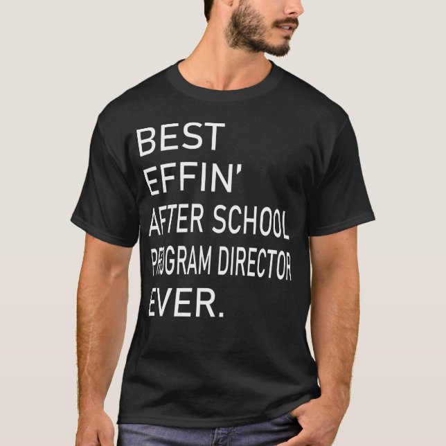 Bester Effekt nach Schuldirektor je T-Shirt (Vorderseite)