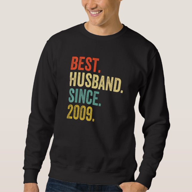 Bester Ehemann des Mannes seit 2004 18. Hochzeitst Sweatshirt (Vorderseite)