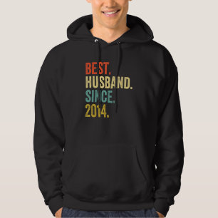 Bester Ehemann des Mannes seit 2014 8. Hochzeitsta Hoodie