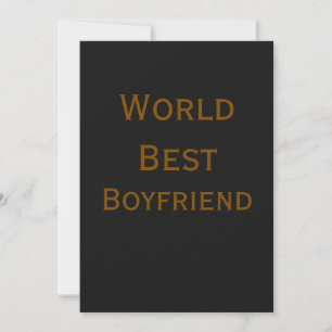 Bester Ehemann Freund der Welt Mann Valentinstag m Einladung
